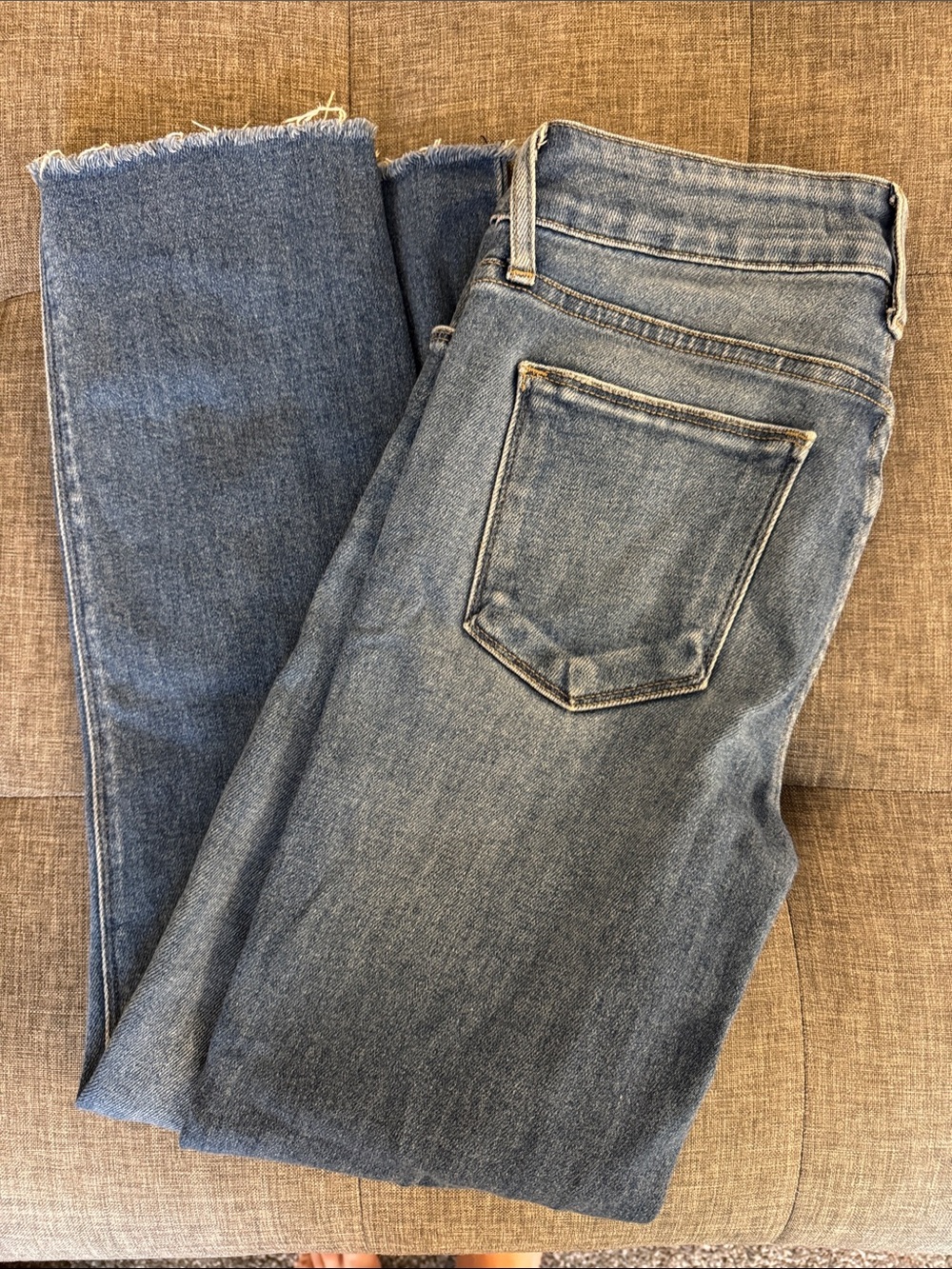 Just Black Women's Straight-Leg Medium Blue Jeans